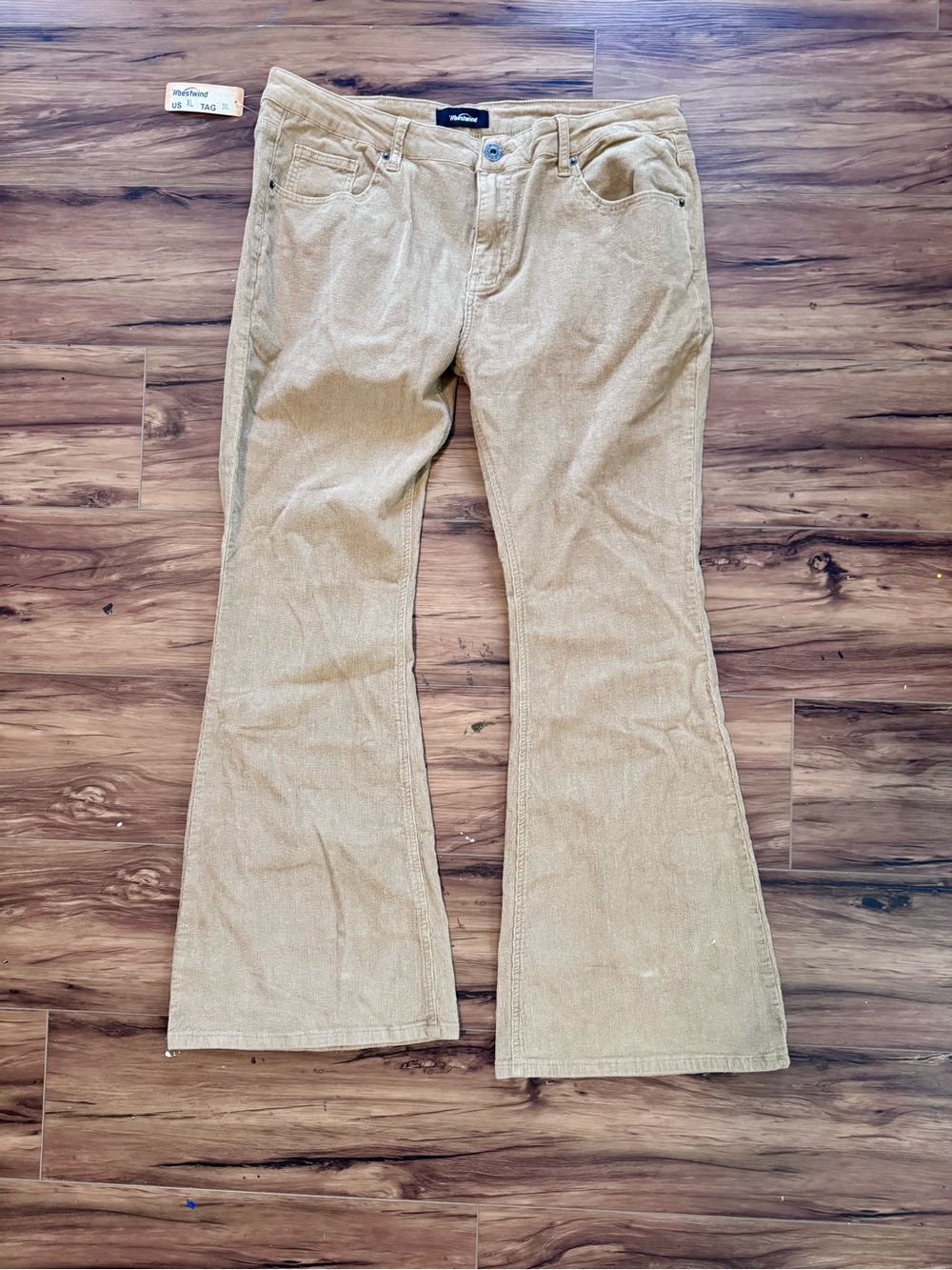 Men's Corduroy Flare Pants in Tan by Wolford